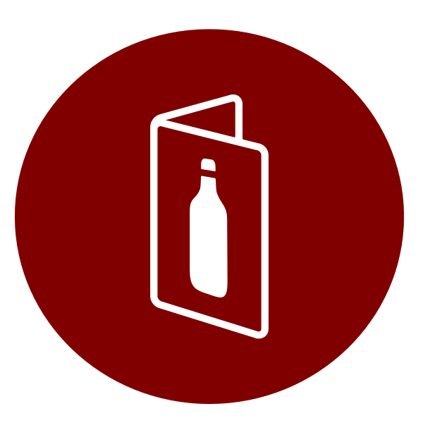 Wine menu icon