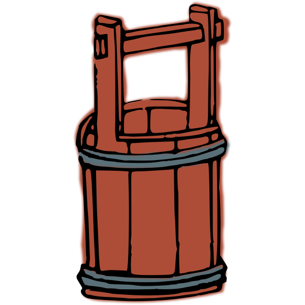 Wooden bucket