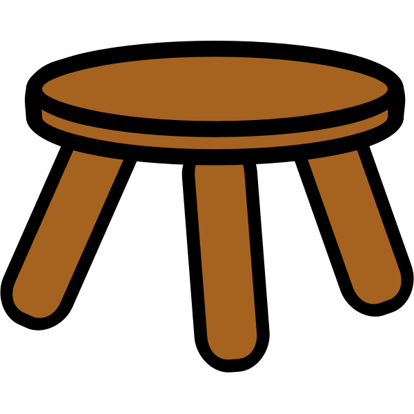 wooden stool