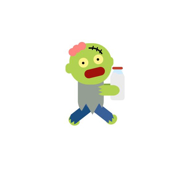 zombie milk character