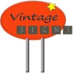 Vintage sign vector image