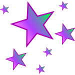 Prismatic purple stars