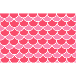 Scallop red pattern
