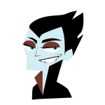 Vampire smiling