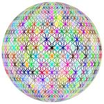 Prismatic Abstract Geometric Sphere