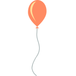 Orange balloon