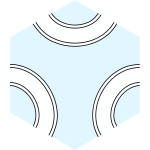 Hexagonal path / knot tile