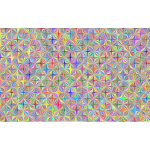 Abstract Hollow Diamonds Pattern Type II Polyprismatic No BG