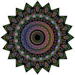 Mandala decorative design element (#12)