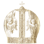 Greek Patriarchal Crown Gold Without Background