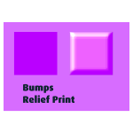 Bumps Relief Print