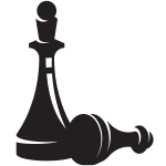 Pawn chess piece silhouette