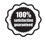 Satisfaction guaranteed sticker clip art