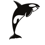 Orca silhouette clip art