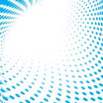 Blue halftone pattern