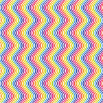 Waving stripes abstract pattern