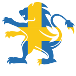 Swedish flag lion silhouette