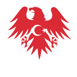 Turkish flag heraldic eagle