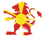 North Macedonia flag heraldic lion