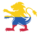 Colombian flag heraldic lion