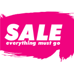 Sale banner for storefront