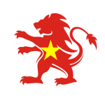 Vietnam flag lion crest