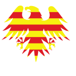 Catalan flag heraldic eagle symbol