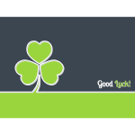 Good luck symbol clover flower