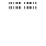 Piano keys