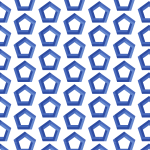 Impossible shape seamless pattern