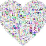 Colorful heart