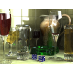3D Rendered Wine Glasses