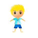 Yellow-haired kid