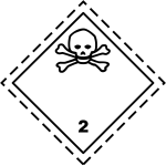 Poison gases symbol