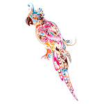 Abstract Parrot-1594905514