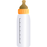 Vector graphics of baby bottle