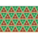 Background pattern in green and orange
