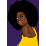 Beautiful Black Woman 2 Geometric
