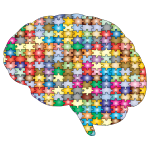 Brain Jigsaw Puzzle Prismatic With Stroke 2