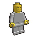 Lego minifigure vector clip art