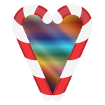 Candy Cane Heart 3