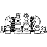 Chess Pieces Illustration