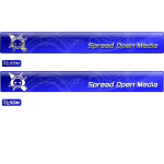 Chrisdesign SOM Banner blue silver white