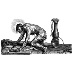 Christ after the scourging