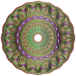 Chromatic Abstract Mandala