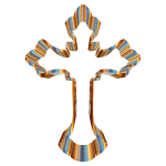 Chromatic Ornate Cross No Background