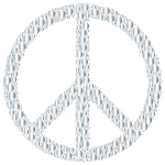 Colorful Circles Peace Sign 24 Without Background