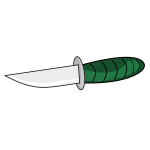 A knife