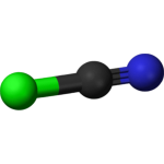 3D image of cyanogen chloride