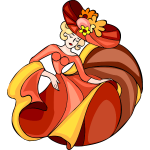 Cheerful trouper